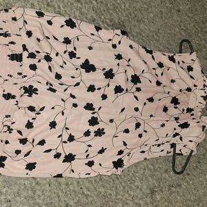 Tan and Black Blouse